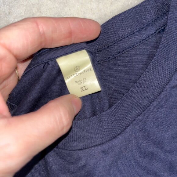 Vintage Army Surplus Navy Tee - Picture 4 of 7